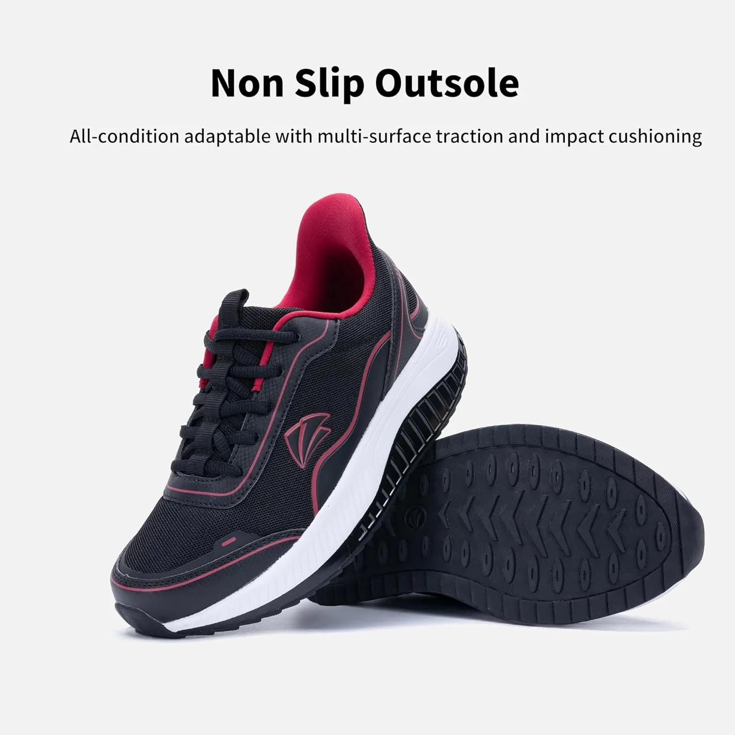 Womens Walking Shoes Arch Support Plantar Fasciitis Sneakers Cushion Pain Relief Tennis