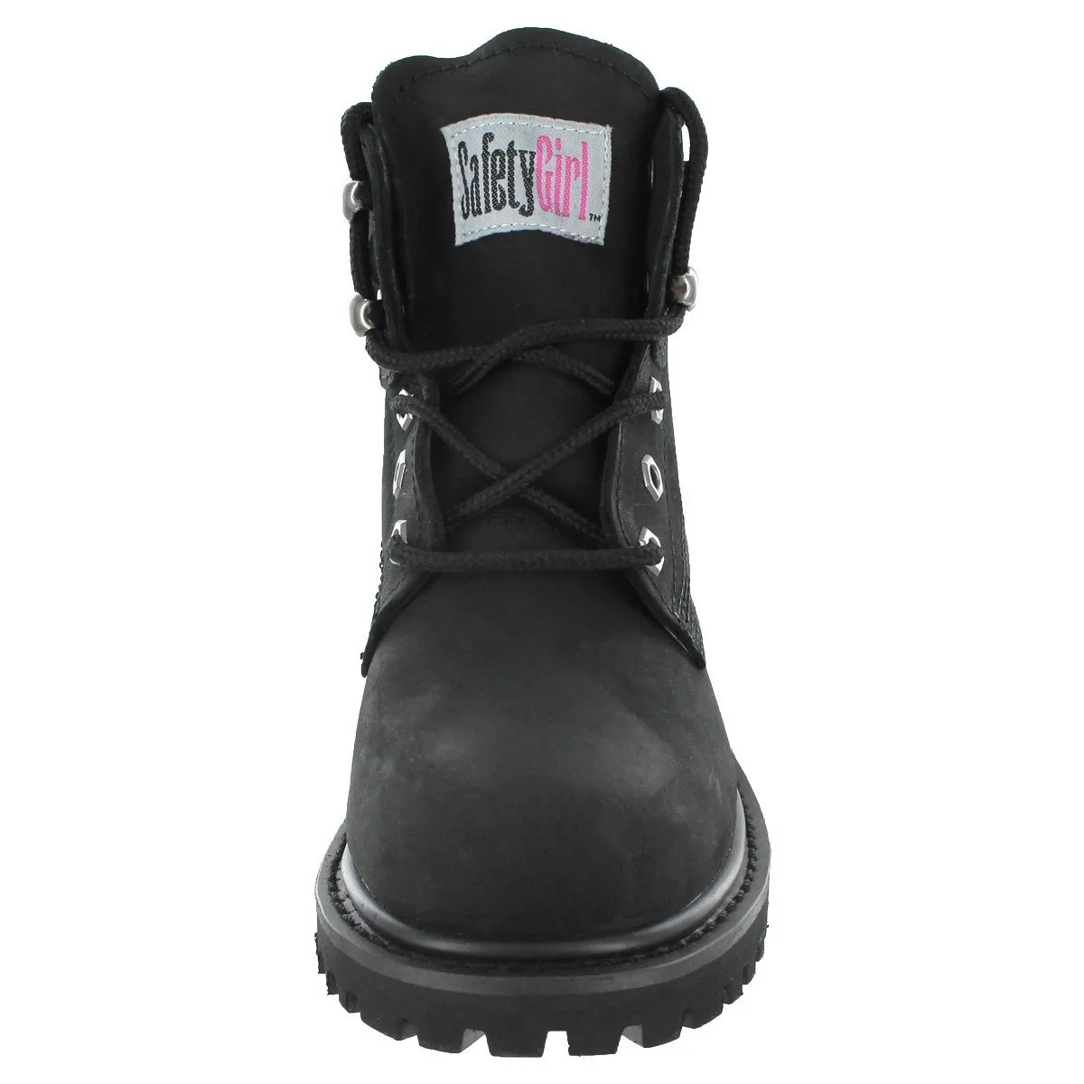 Women’s Work Boots | Waterproof Leather Work Boots for Women | Oil & Slip-Resistant Soft Toe Boots for Women | Premium Nubuck Leather | Lightweight and Comfortable | Black Leather - 9W