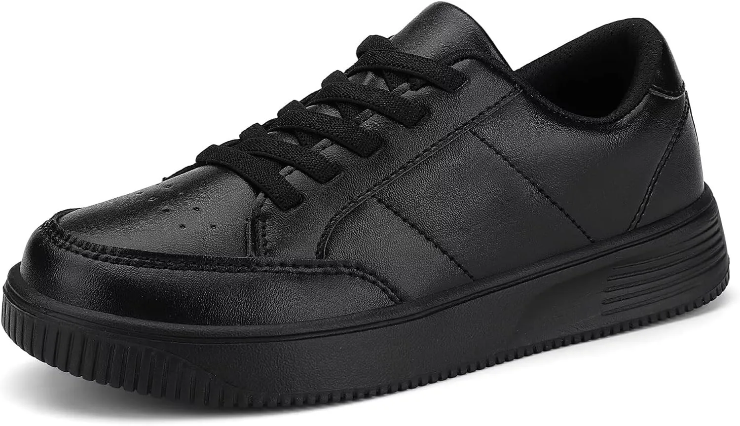 YAVY Unisex-Child Sneakers Boys Girls Running Leather Sneakers Breathable Mesh Athletic Shoes Lightweight Kids Walking Shoes